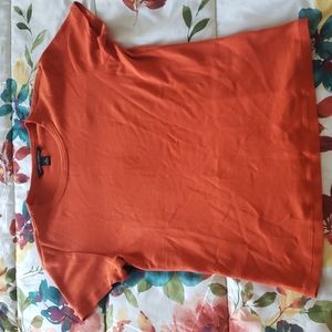 NEW dark orange Banana Republic cotton tee